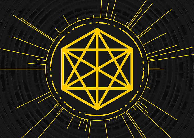 Yellow Glyph Mandala Rune