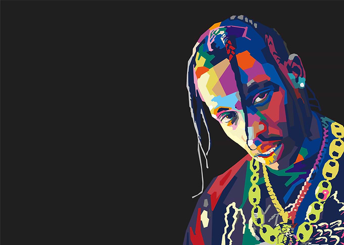 Rapper in style WPAP
