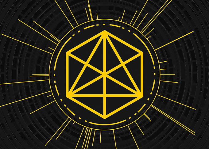 Gold Sacred Geometry Glyph