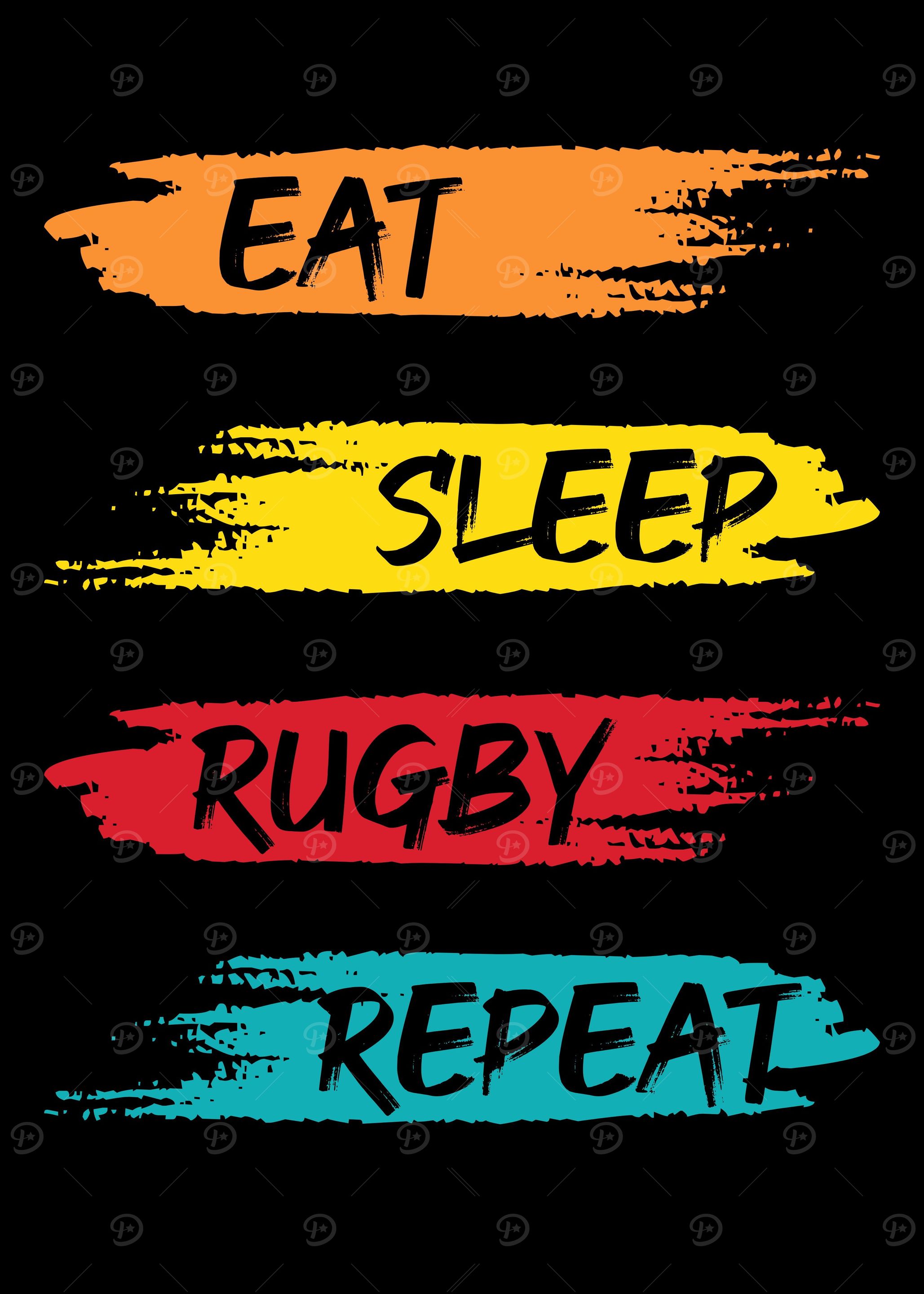 Eat Sleep Rugby Repeat