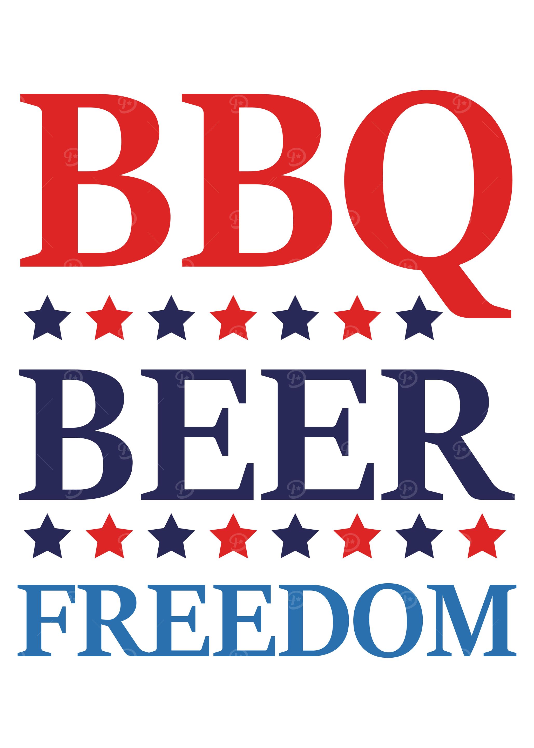 BBQ BEER FREEDOM 4th July