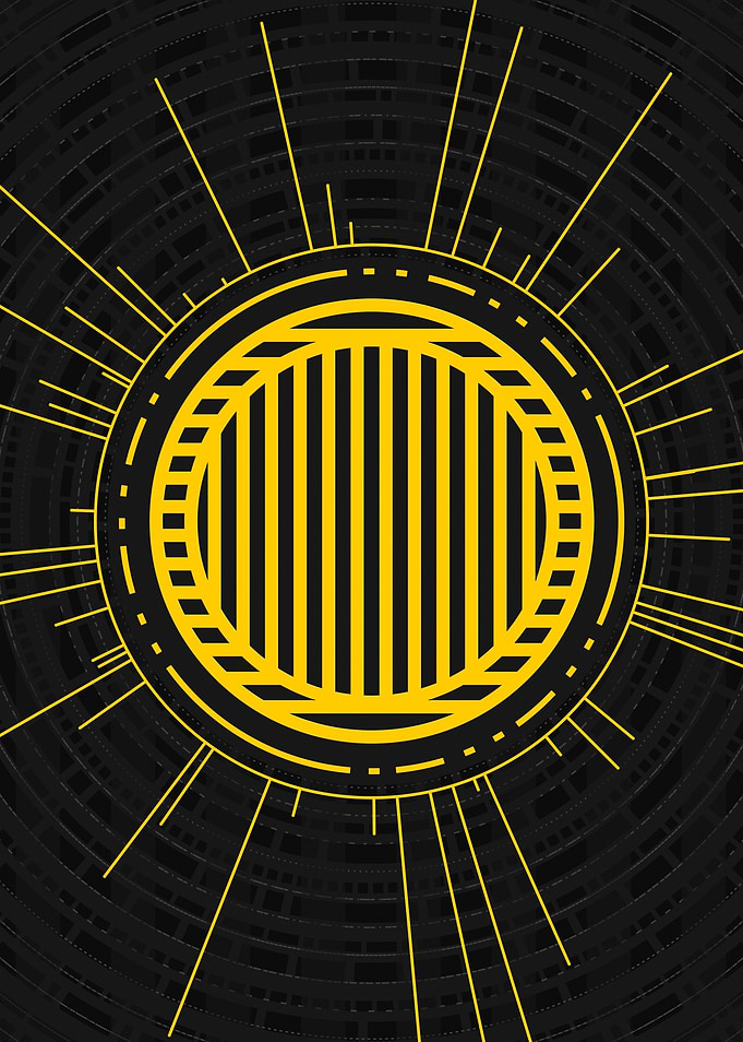 Yellow Gold Magic Glyph