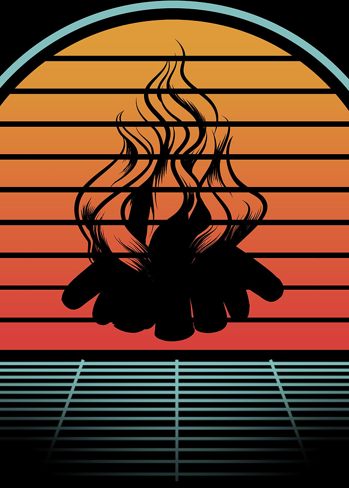 Campfire Camper Synthwave