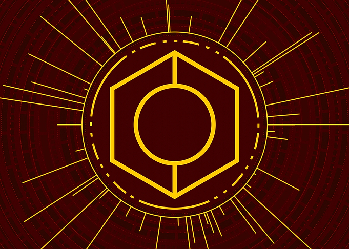 Yellow Glyph Mandala Rune