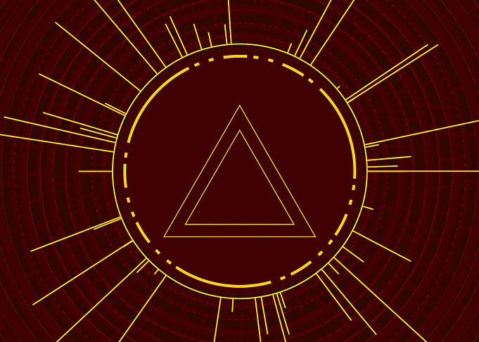 Yellow Glyph Mandala Rune