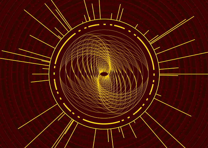 Gold Sacred Geometry Glyph