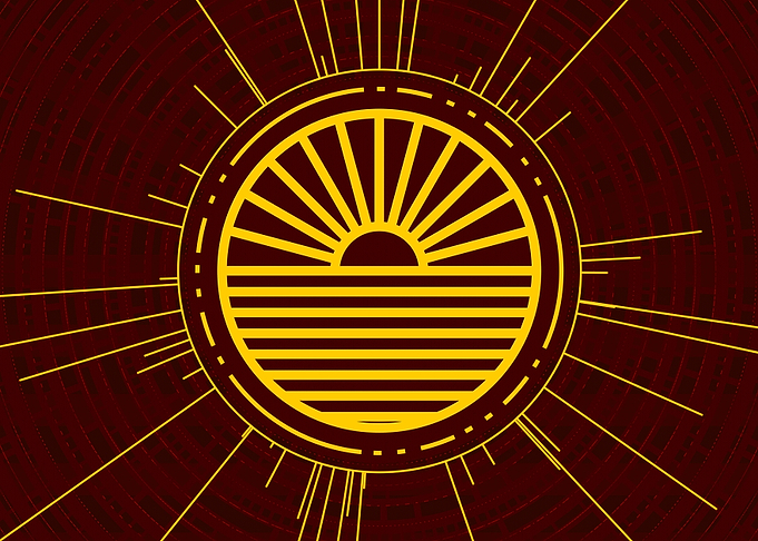 Gold Glyph Mandala Rune