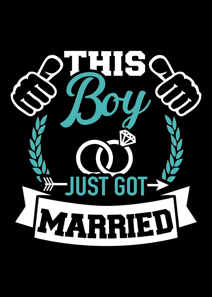 This boy just got married