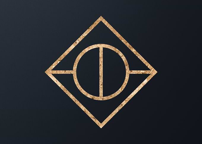 Gold Glyph Mandala Rune
