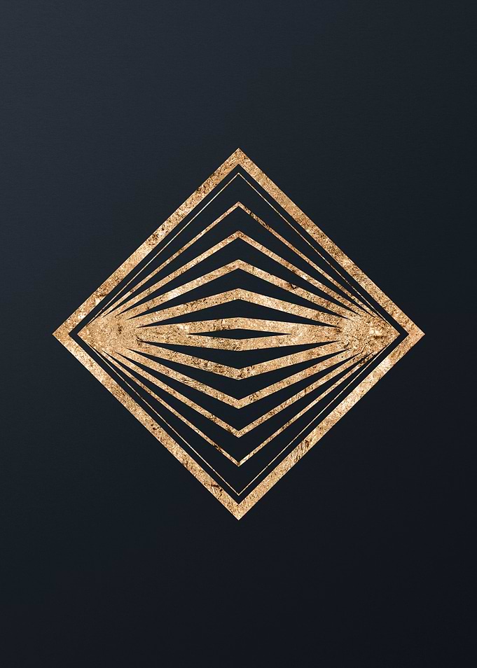 Gold Glyph Mandala Rune
