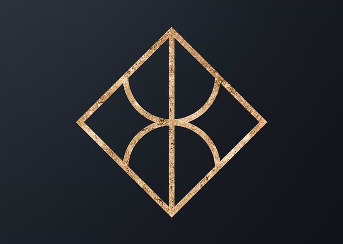 Gold Glyph Mandala Rune