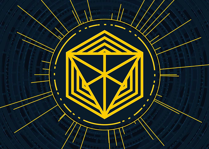 Yellow Glyph Mandala Rune