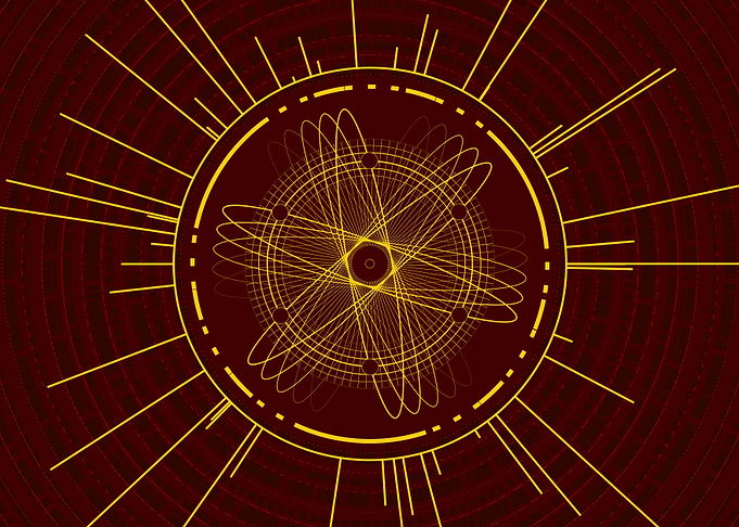 Yellow Glyph Mandala Rune