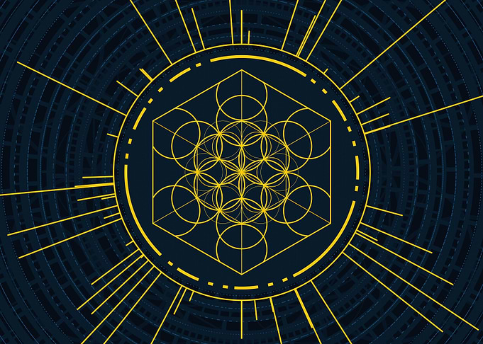 Yellow Gold Magic Circle