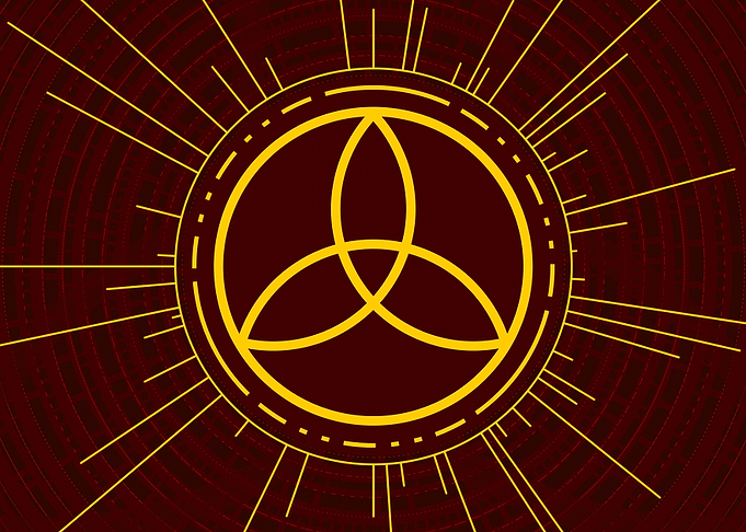 Yellow Glyph Mandala Rune