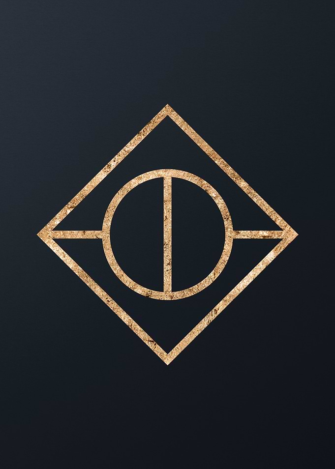 Gold Glyph Mandala Rune