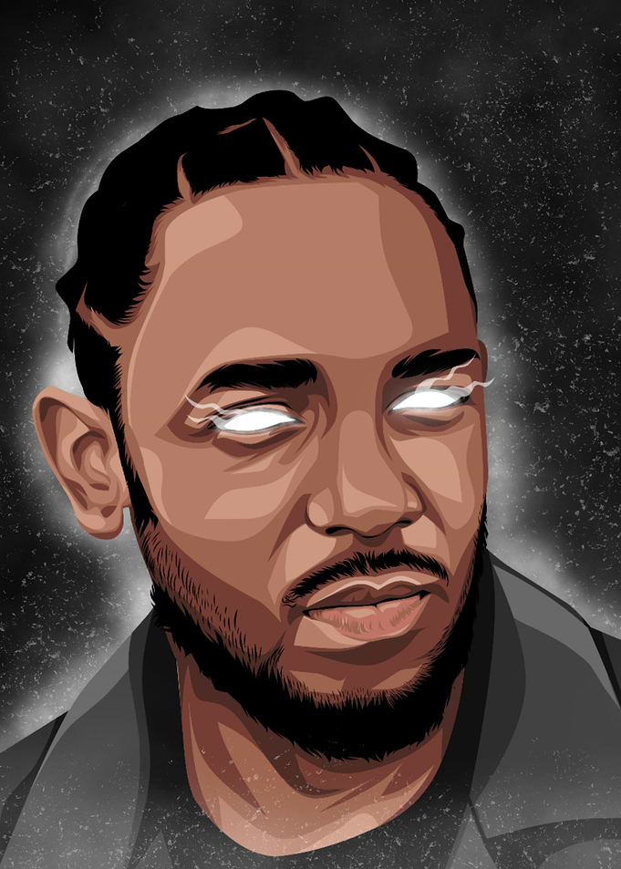 kendrick lamar neon style
