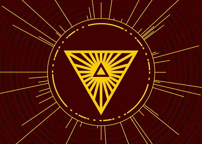 Yellow Glyph Mandala Rune