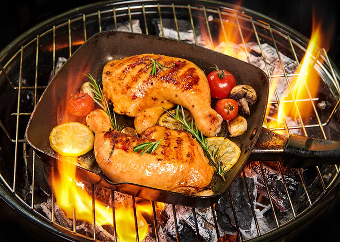 Flaming Drumsticks