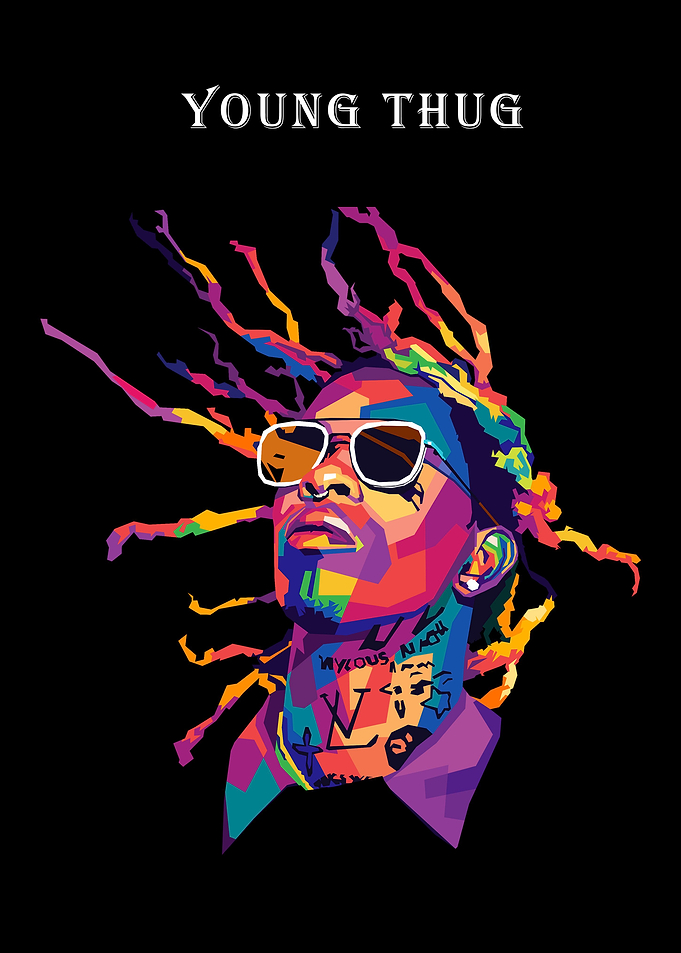 Young Thug Wpap Pop Art