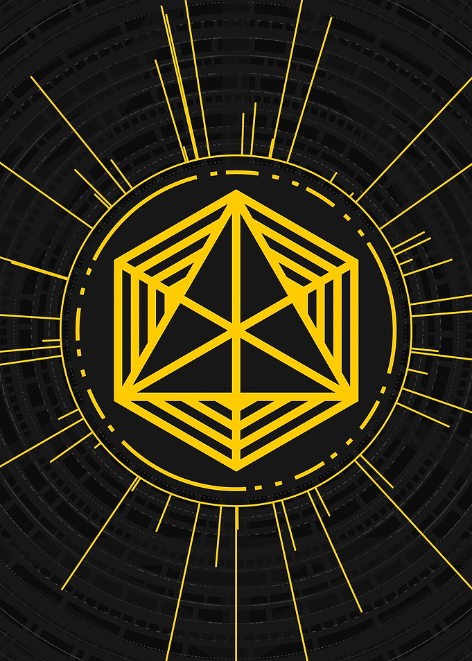 Gold Glyph Mandala Rune