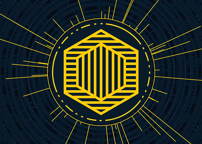 Yellow Glyph Mandala Rune
