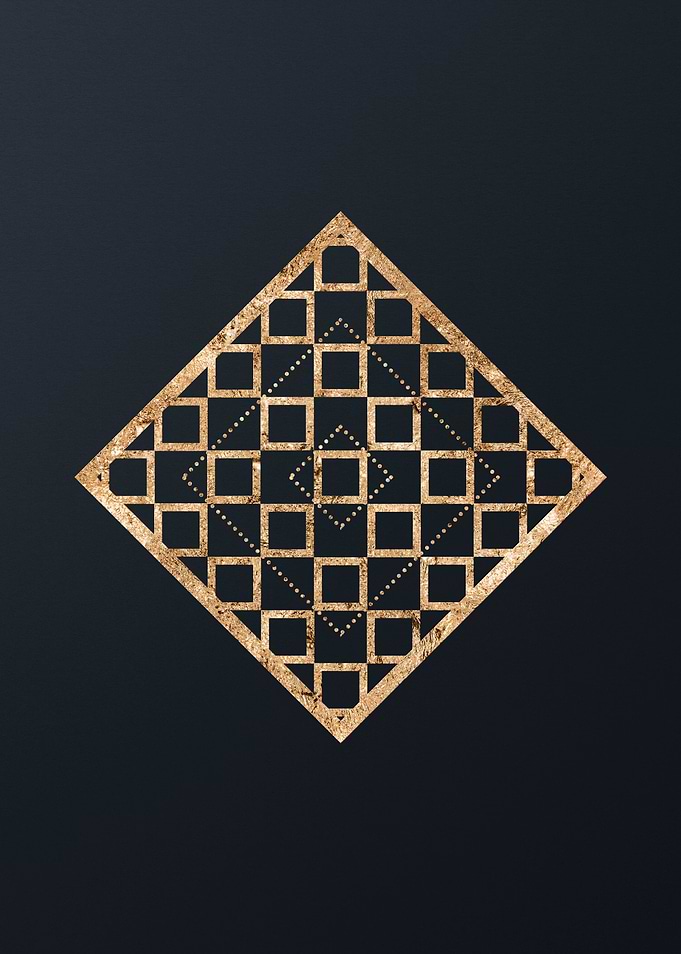 Gold Glyph Mandala Rune