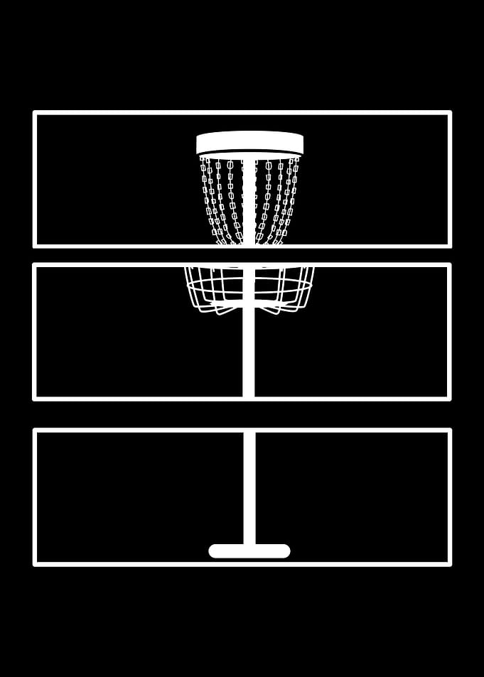 Disc Golf Funny Modern Art