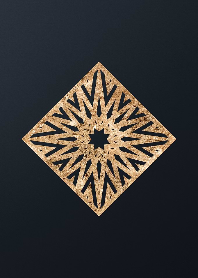 Gold Glyph Mandala Rune