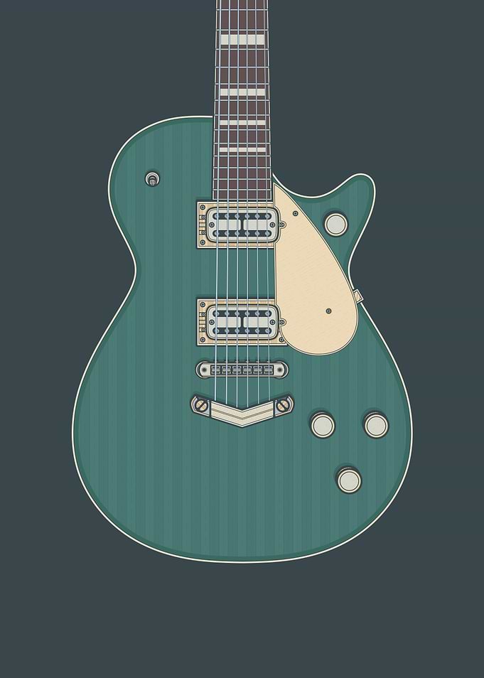 Cadillac Green Jet Guitar