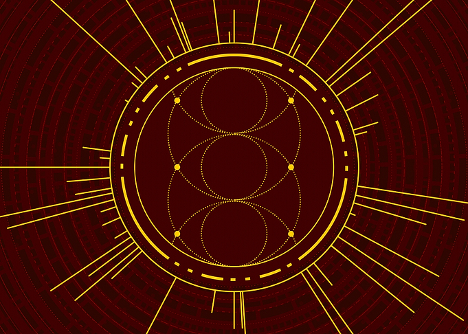Yellow Gold Magic Glyph
