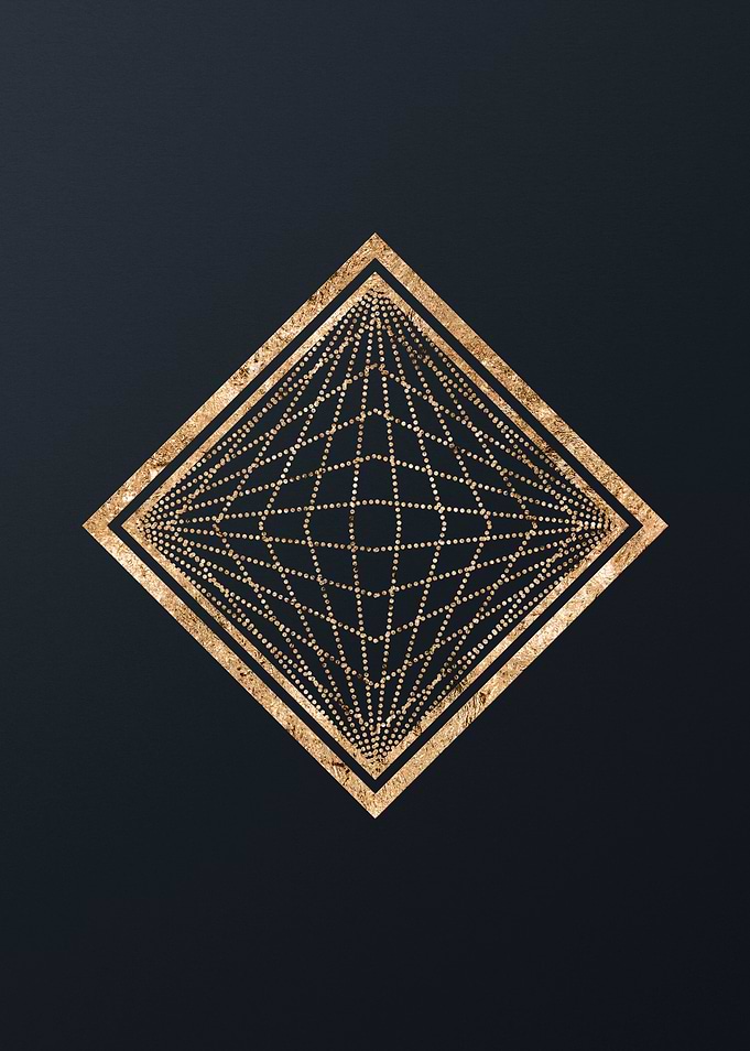 Gold Glyph Mandala Rune