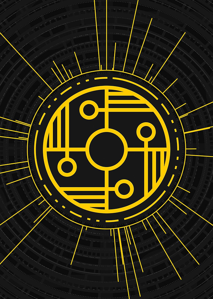 Yellow Gold Magic Glyph