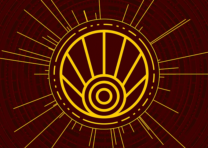 Gold Glyph Mandala Rune