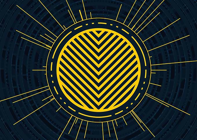 Yellow Gold Magic Circle