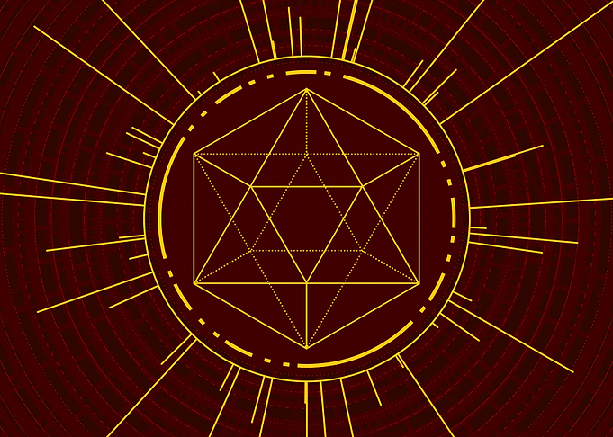 Yellow Gold Magic Glyph