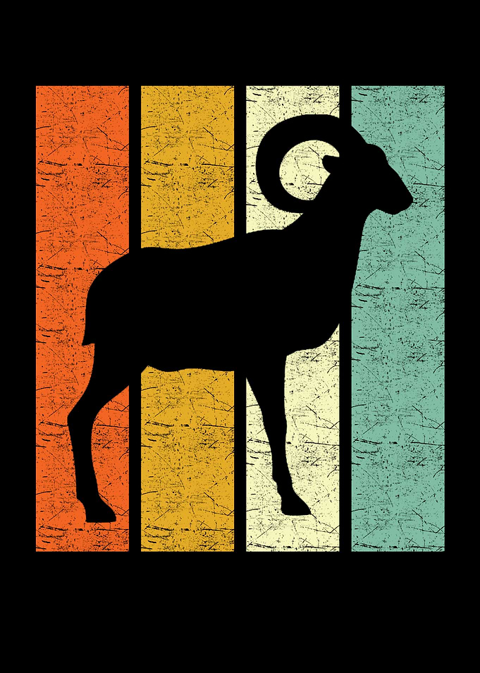 Aries Retro Star Sign