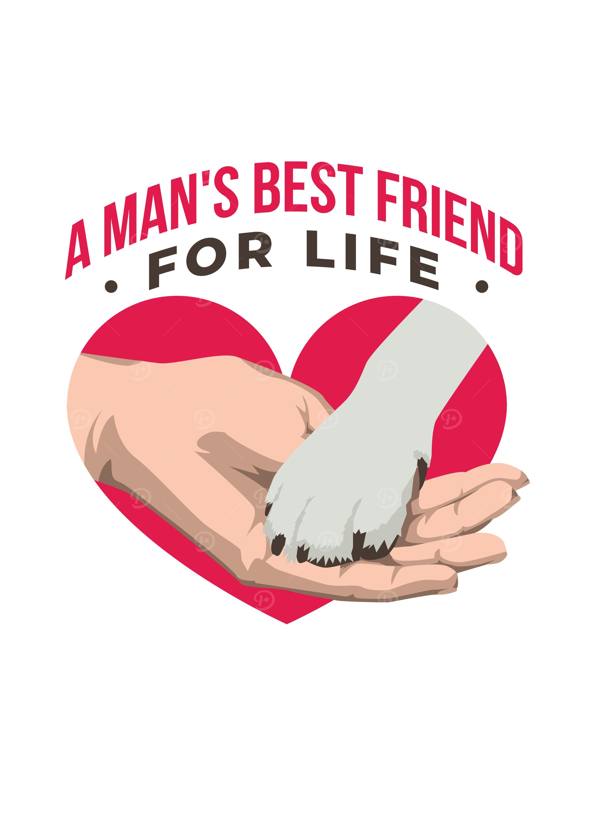 HAND HOLDING DOG PAW