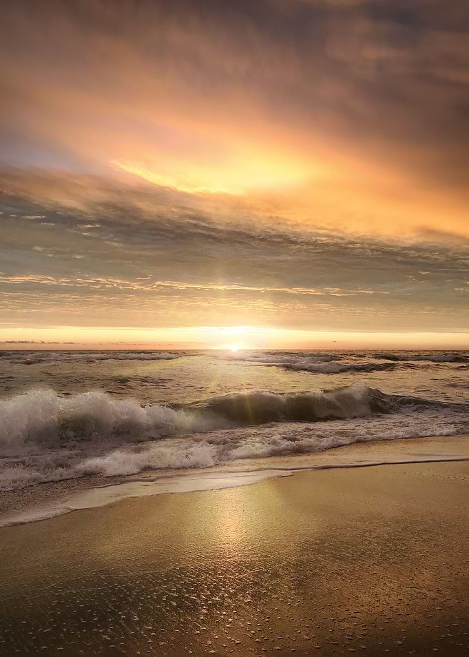 Golden Shimmering Sunrise