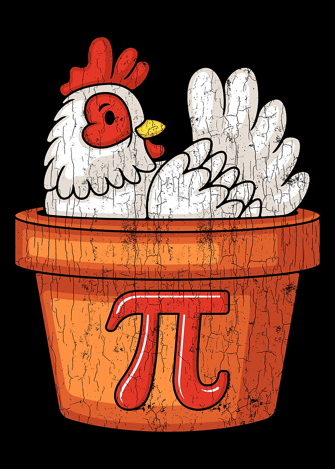 Chicken Pi Apparel Pi Day