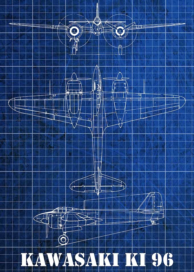 Blueprint Kawasaki Ki96