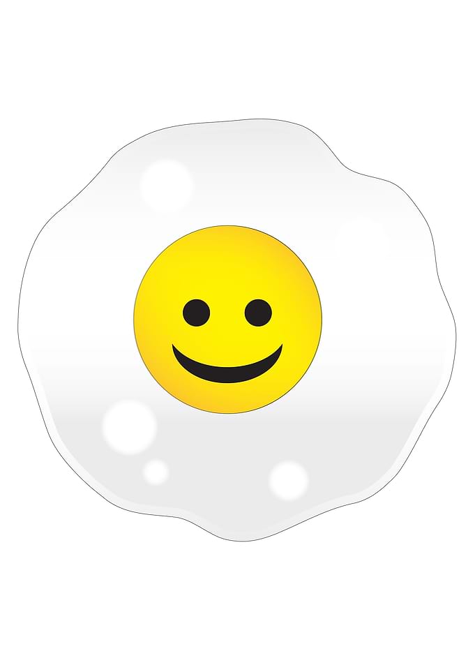 Smiley Face Fried Egg