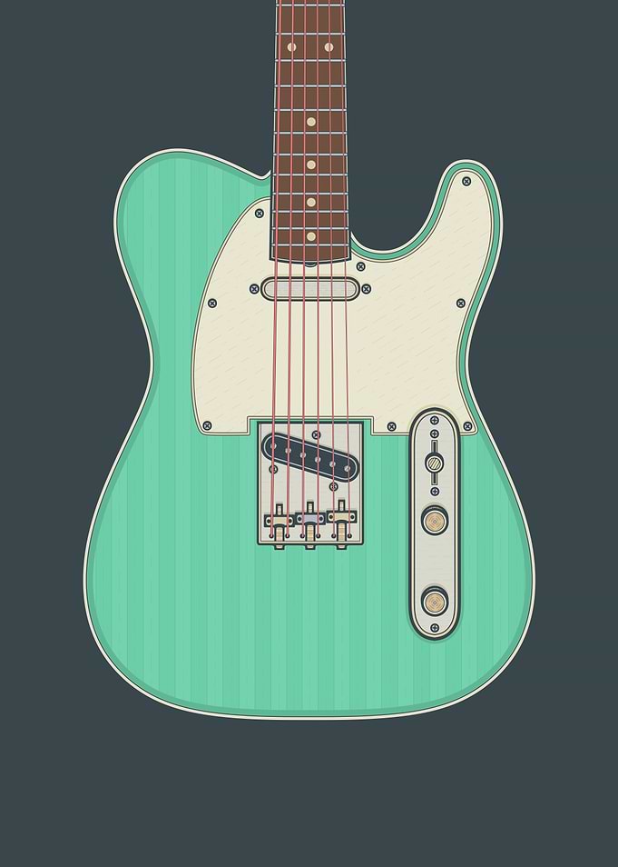 Sea Foam Green Telly
