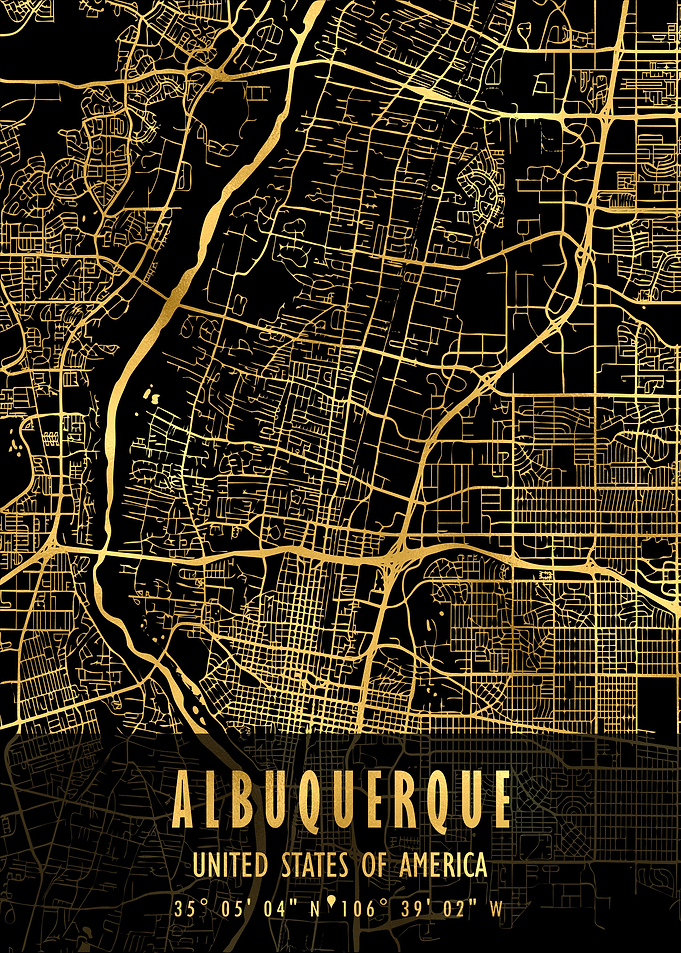 Albuquerque Map USA