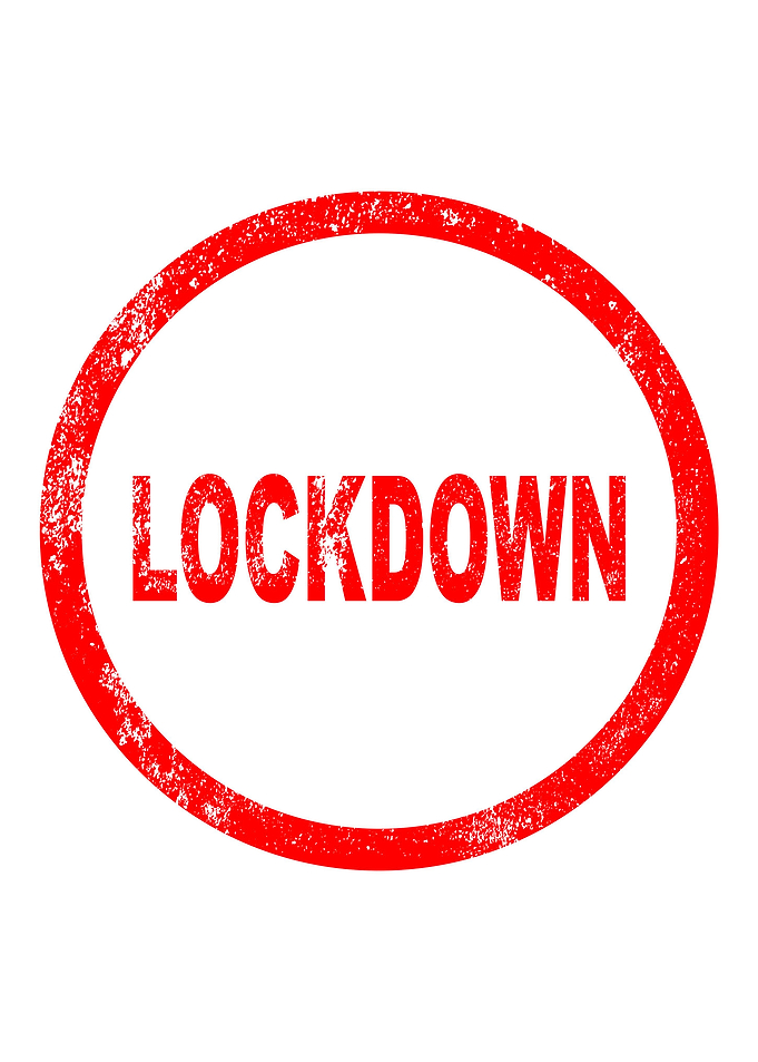 Lockdown Rubber Stamp