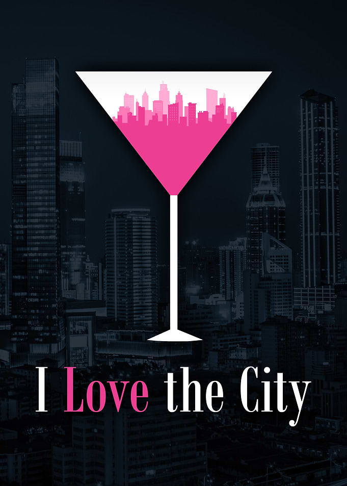 I Love The City Pink