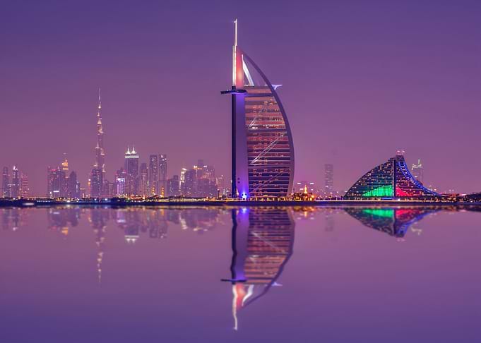 Dubai at night