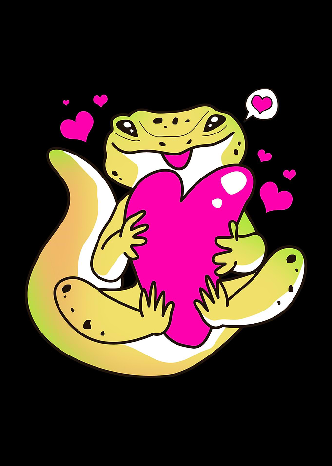 Leopard Gecko Kawaii