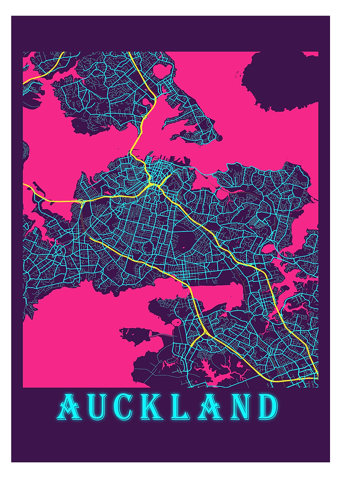 Auckland New Zealand Neon