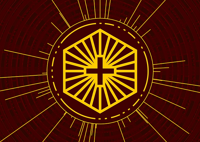Gold Glyph Mandala Rune